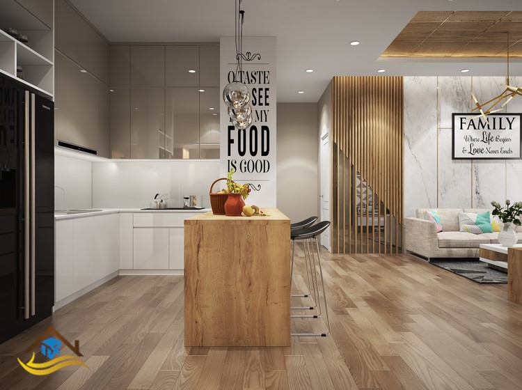 TỦ BẾP ACRYLIC - NC5